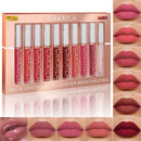 CAKAILA 10pcs/conjunto Gloss Labial Nude Fosco Aveludado Batom Líquido à Prova d'Água de Longa Duração Hidratante