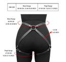 Arnês de perna Bandagem Liga sexy na coxa Cinto de arnês de quadril Cinto de espada gótica Roupas fetichistas BDSM Arreios eróticos adultos