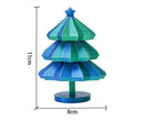 Estrela Sensory Antiestresse 3D Impressa, Alças de Fácil Pegada, Girador de Hexágono em Espiral para Estresse (Vermelho e Azul, 11,78 cm)