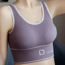 Colete Esportivo Feminino Sem Arco de Aço, Lingerie Antichoque, Top Tomara que Caia, Roupas Externas, Combinável, Costas U Bonitas, Plus Size