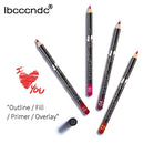 Batom Matte Lápis Delineador Labial Maquiagem À Prova D'Água Tinta Labial Sexy Batom Matte de Longa Duração Hidratante Caneta Delineador Labial 1 Peça