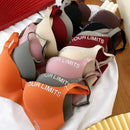 Sutiã Sem Costura Feminino Impressão Lingerie Push Up Sem Aros Reunindo Brassiere