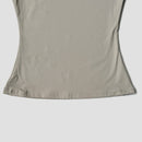 Camiseta Esportiva Feminina Sem Costura Top Fitness Manga Curta