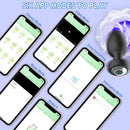 APP Controle sem fio Vibrador anal Plug massageador