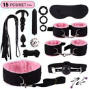 Kits BDSM Vibradores de bondage sexual Brinquedos sexuais para Casais Adultos 18 Algemas acessórios eróticos plugue anal Dildo Loja de Brinquedos Sexy