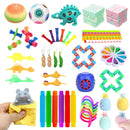 Pacote de Brinquedos Anti-Stresse Aleatórios para Crianças, Brinquedos Sensoriais Baratos, Alívio do Estresse, Presentes para Autismo e TDAH, Conjunto de Fidget Spinner e Squishy