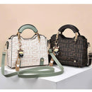 Bolsa de ombro de marca , bolsa de grife de luxo feminina, bolsas de couro com monograma impresso