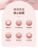 Prancha de Cabelo Portátil Mini Modelador, Alisamento e Estilização em Cerâmica Uso Duplo para Enrolar e Alisar