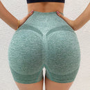 Shorts Femininos Esportivos Cintura Alta Push Up Leggings