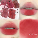 Batom Art Value Bear Velvet Lip Clay com Gloss Labial Sedoso Branco