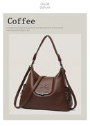 Bolsa de couro sintético de grande capacidade Bolsas de ombro Bolsa tote Bolsas femininas Bolsa carteira