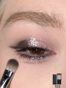 Biya 2 Cores de Sombra de Olhos Portátil Vermelho Preto Paleta Sombra Mate Escura Fumaça Cosméticos Maquiagem Festa Halloween Maquiagem DIY