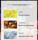 Fragrância Duradoura 50ML Perfume de marca de alta qualidade Aroma frutado levemente embriagante Cheiro calmo e tranquilo de cedro