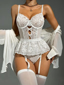 Cosplay Lingerie Erótica Sexy Ligas Femininas Ligas de Sutiã  lingerie Conjunto