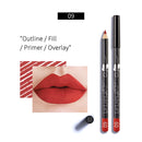 Batom Matte Lápis Delineador Labial Maquiagem À Prova D'Água Tinta Labial Sexy Batom Matte de Longa Duração Hidratante Caneta Delineador Labial 1 Peça
