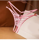 Roupa íntima Feminina Lingerie sexy Tangas e calcinha de renda Fio G