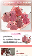 Batom Art Value Bear Velvet Lip Clay com Gloss Labial Sedoso Branco