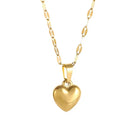 Colar de Pingente de Coração Doce e Romântico ASONSTEEL para Mulheres, Metal de Aço Inoxidável,  Deslumbrante, Joia Y2K
