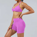 Top de Academia com Alças Impacto, Sutien de Alta Sustentação com Bojos, Sem Costura