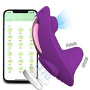 App Vibrador de calcinha para mulheres Controle remoto Bluetooth Chupador de clitóris Mini  18+