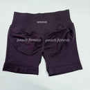 Calças de Fitness Dfyne Impact Peach, Levantamento de Quadril Aparente, Cintura Médio-Alta, Aperta a Barriga, Calças Fitness de Três Pontos para Mulheres