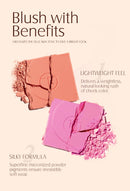 Paleta de Blush Mineral Suave 6 Cores Matte Pó de Longa Duração Sombra Natural para Contorno das Bochechas Make de Beleza