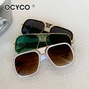 Óculos de Sol Quadrados Vintage de Moda Unissex  Marca de Luxo Proteção UV400