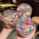 50 unidades Presilha de Cabelo  Mini Fofa Estilo Cartoon Anti-Deslizante