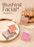 Paleta de Blush Mineral Suave 6 Cores Matte Pó de Longa Duração Sombra Natural para Contorno das Bochechas Make de Beleza