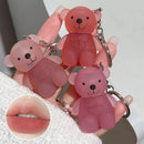 Batom Art Value Bear Velvet Lip Clay com Gloss Labial Sedoso Branco