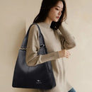 Bolsa Hobo com Alça Superior de Couro para Mulheres, Bolsas Femininas de Lazer, Bolsas de Ombro, Carteiras da Moda, Bolsas Vintage, Bolsa Tote de Grande Capacidade