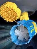 Máquina de Bolhas com 40 Furos Totalmente Automática para Sopragem de Bolhas com Luz, Máquina de Bolhas para Exterior sem Bateria e sem Água de Bolha