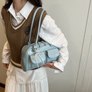 Bolsa de Laço Elegante Edição Coreana Nova Bolsa Simples e Casual de Ombro Versátil na Moda