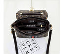 Bolsa de ombro feminina tote bolsa de luxo designer de couro Monograma impresso  única transversal