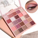 Paleta de sombra de olho com 25 cores, paleta leite com aveia, pó cintilante, lantejoulas de pérola, marrom alaranjado suave, sombra de olho acessível