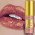 14 Cores Brilho Glitter Metálico Gloss Labial Brilhante de Longa Duração Batom Líquido à Prova d'Água Maquiagem Óleo Labial Tinta Labial