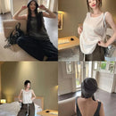 Sutiã Invisível Feminino em Algodão e Nylon Sem Aro Respirável Sem Costas