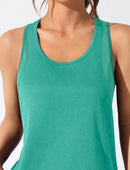 Colete esportivo feminino com letras bordadas de secagem rápida, roupa esportiva em tecido respirável, roupa casual