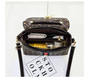 Bolsa de ombro feminina tote bolsa de luxo designer de couro Monograma impresso  única transversal