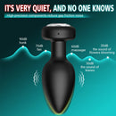 APP Controle sem fio Vibrador anal Plug massageador
