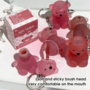 Batom Art Value Bear Velvet Lip Clay com Gloss Labial Sedoso Branco