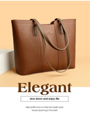 Bolsa de Cor Sólida para Mulheres Bolsas de Ombro de Designer Bolsa Transversal de Couro Macio de Luxo Bolsa Tote de Grande Capacidade Grandes