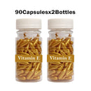 Cápsulas de Sérum de Vitamina E, Cápsulas de Essência de Uso Único, Hidratante e Umidificante para a Pele Facial 90 Cápsulas/Garrafa - 1 Garrafa