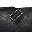 Bolsa Feminina com 3 Bolsos, Grande Capacidade, em Couro PU, Estampas Elegantes, Bolsa Transversal Simples Feminina