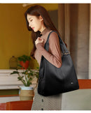 Bolsa Hobo com Alça Superior de Couro para Mulheres, Bolsas Femininas de Lazer, Bolsas de Ombro, Carteiras da Moda, Bolsas Vintage, Bolsa Tote de Grande Capacidade