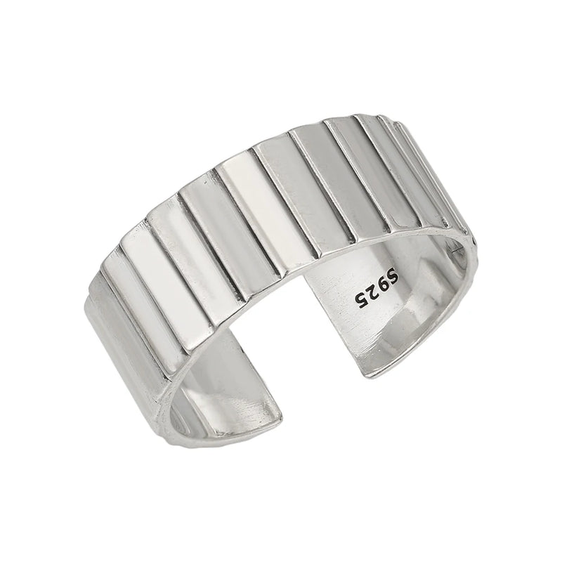 Anel de prata esterlina 925 com ágata natural que nunca desbota, estilo hip-hop, anel Unisex