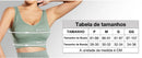Sutiã Esportivo Feminino Push Up à Prova de Choque Poliéster Respirável