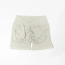 Shorts de Academia Feminino Cintura V Cintura Alta Roupas de Treino Fitness Yoga Corrida Levantamento de Glúteos Leggings