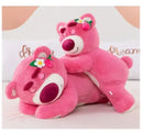 2025 Disney Toy Story Lotso Urso Fofo Morango Sofá Almofada de Pelúcia Brinquedos Recheados Crianças Meninas Amigos Festas Presente de Aniversário