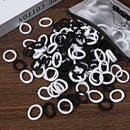 50/100 Peças de Elásticos de Cabelo para Crianças, Coloridos de Nylon